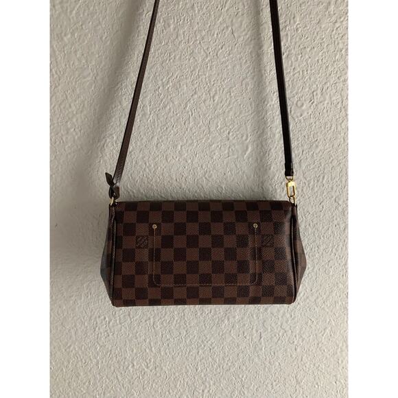 Louis Vuitton Favorite MM Crossbody Damier Ebene Chain - Receipt, Box, Dust bag - Picture 5 of 12